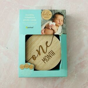 Pearhead Natural Wood Milestone Cards